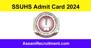 SSUHS Admit Card 2024 – BSc Nursing Entrance Admit Card