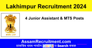 4 Junior Assistant & MTS Posts